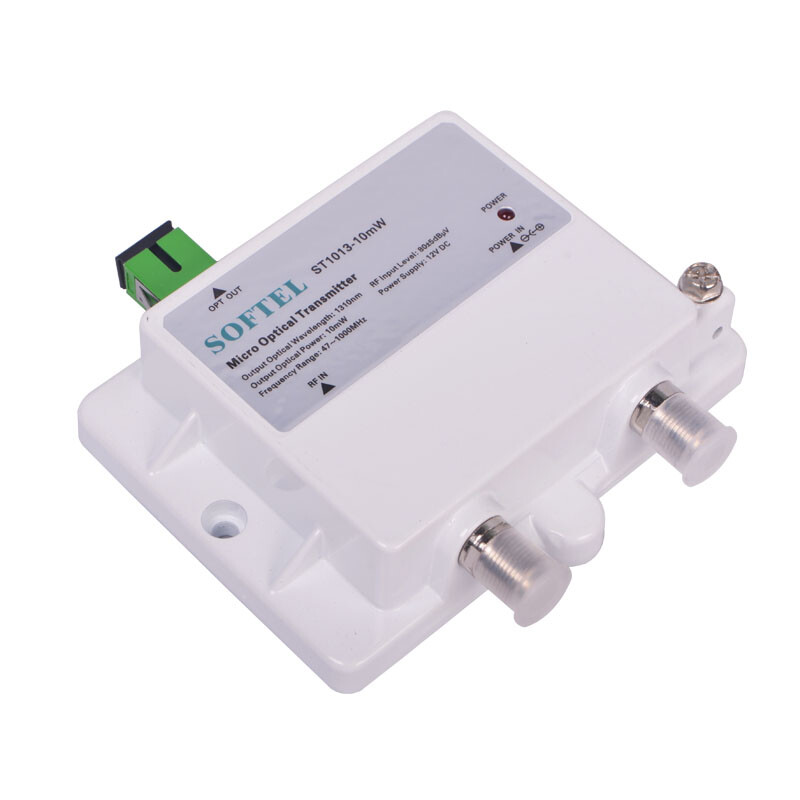 47-1000MHz CATV Mini Optical Transmitter 3mW 10mW Fiber Optical Transmitter NEW