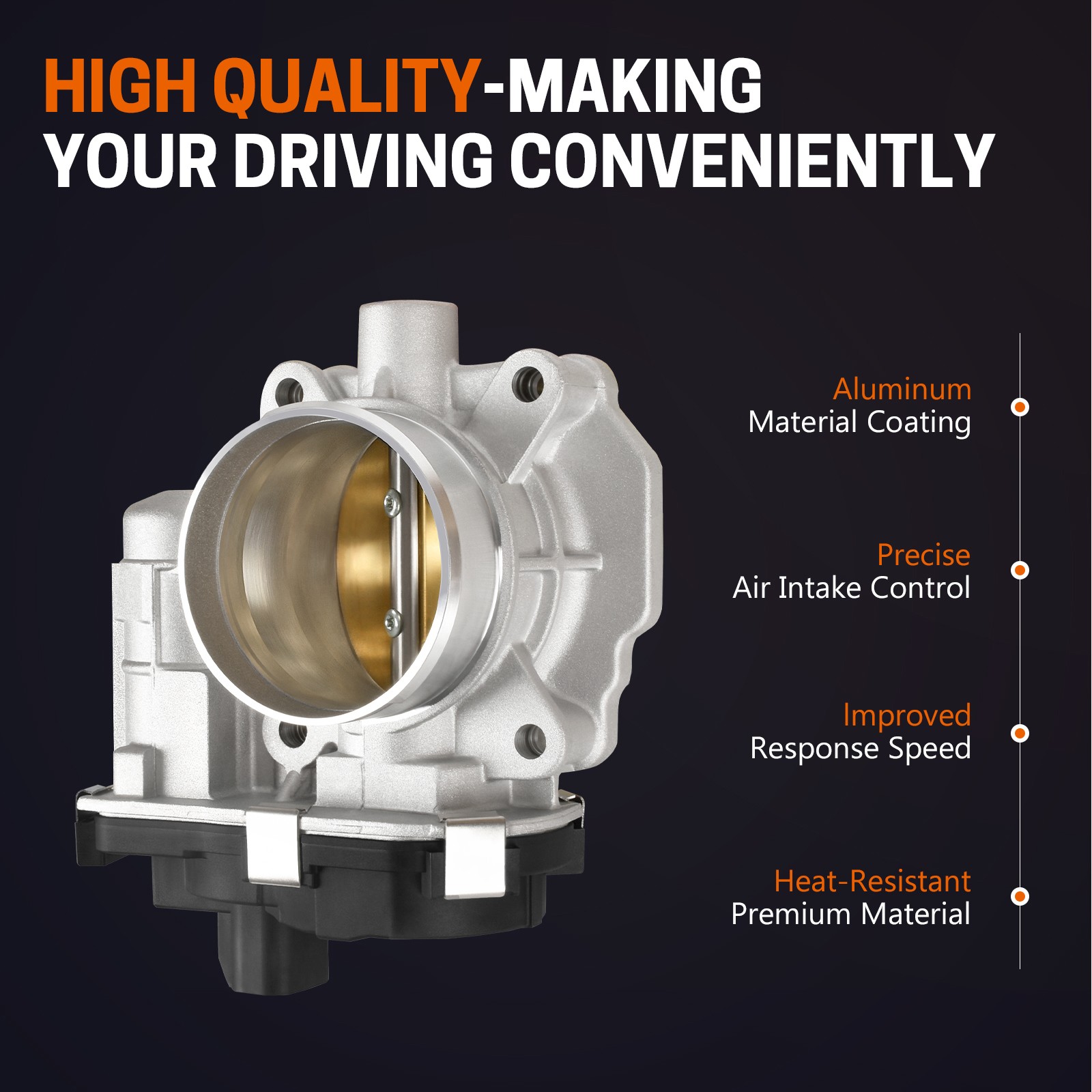 Throttle Body for Chevrolet Malibu 08-12 GMC Terrain Buick Allure Saturn S20015