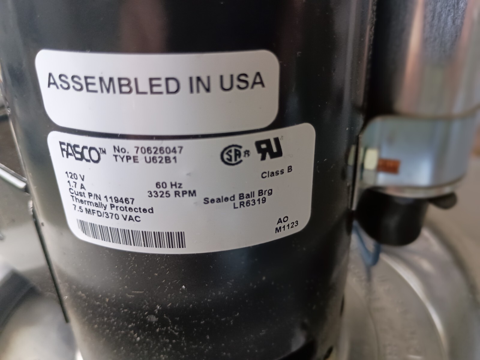 NEW PVI CONQUEST WATER HEATER GENUINE OEM 127365 OR 119467 BLOWER ASSEMBLY