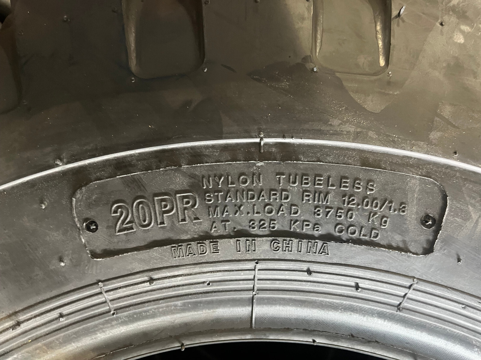 15.5-25 20 PLY E3/L3 LOADER TIRES (1 TIRE) 15.5×25 ROAD CREW TIRES 20PR
