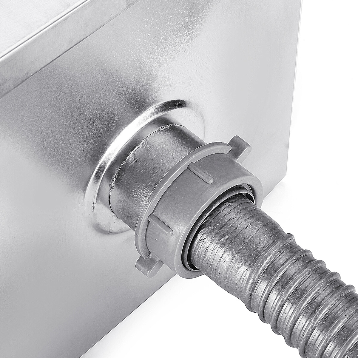 8LB 5GPM Stainless Steel Commercial Restaurant Kitchen Grease Trap Interceptor