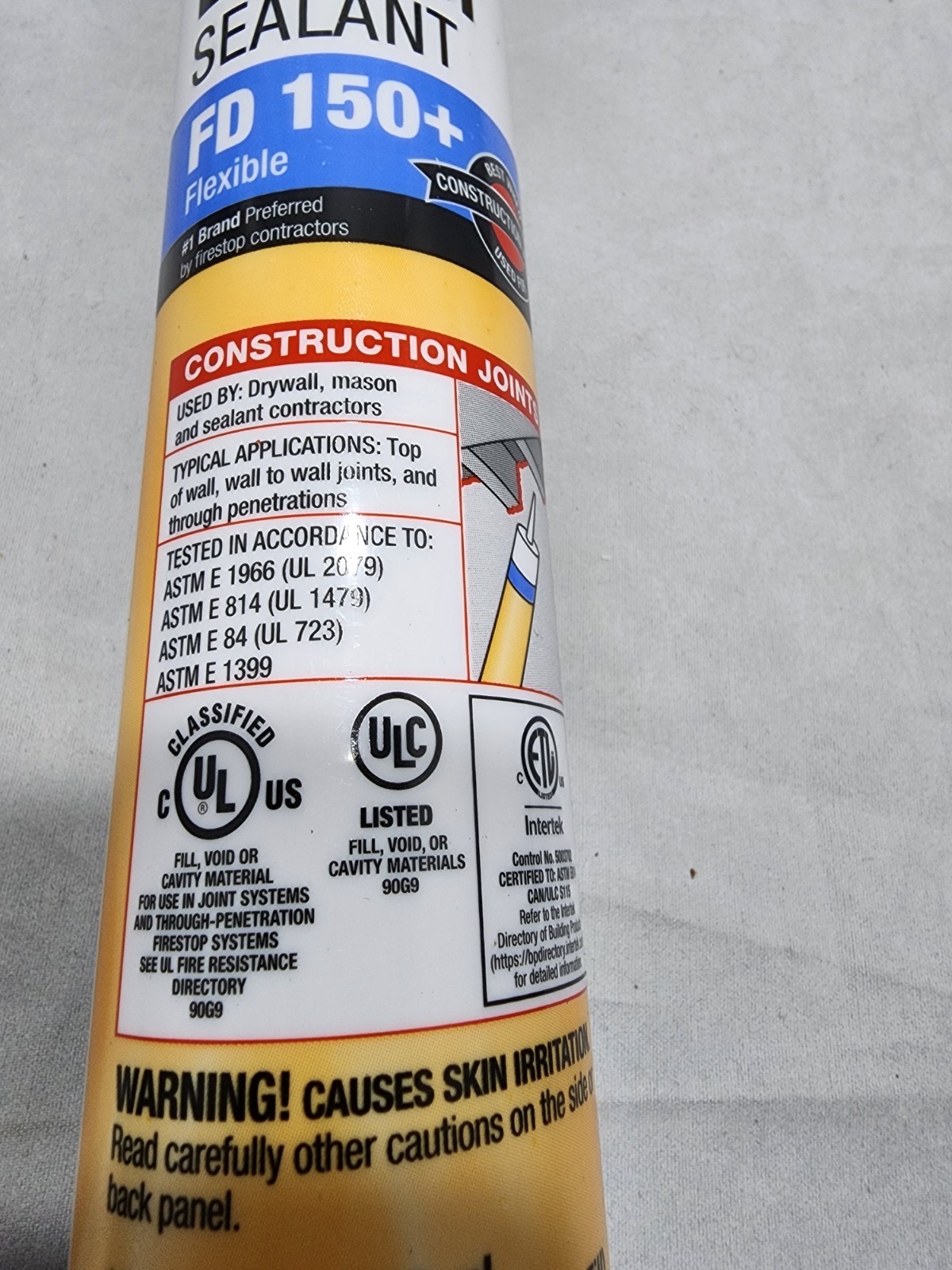 3M Fire Barrier Sealant FD 150+, Red, 10.1 fl oz Cartridge