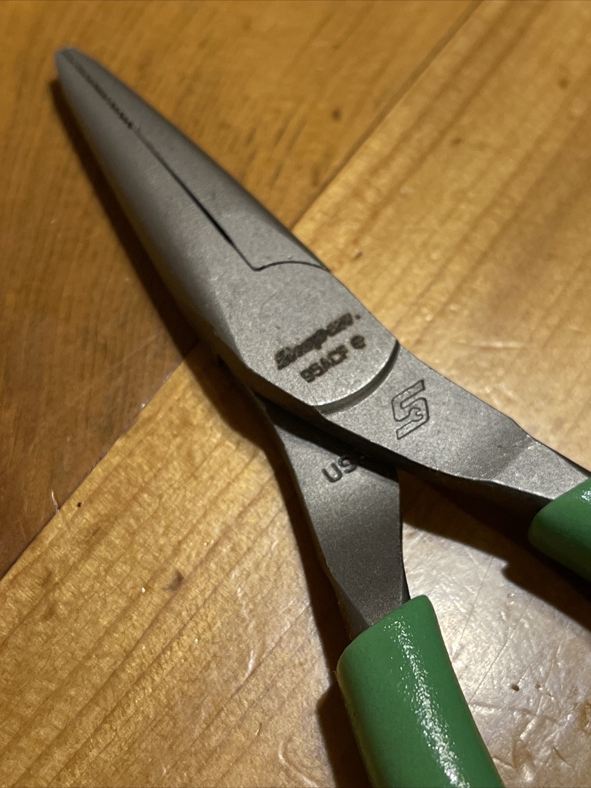*NEW* Snap On 95ACF Needle Nose Pliers 6” Green Handle Pliers FREE SHIPPING