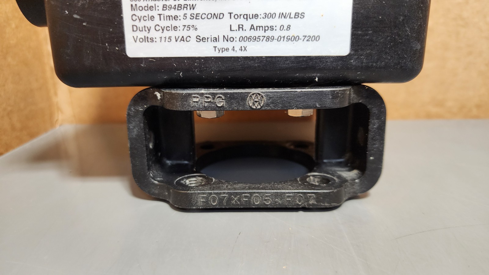 Asahi/America Quarter Master Motorized Actuator B94BRW