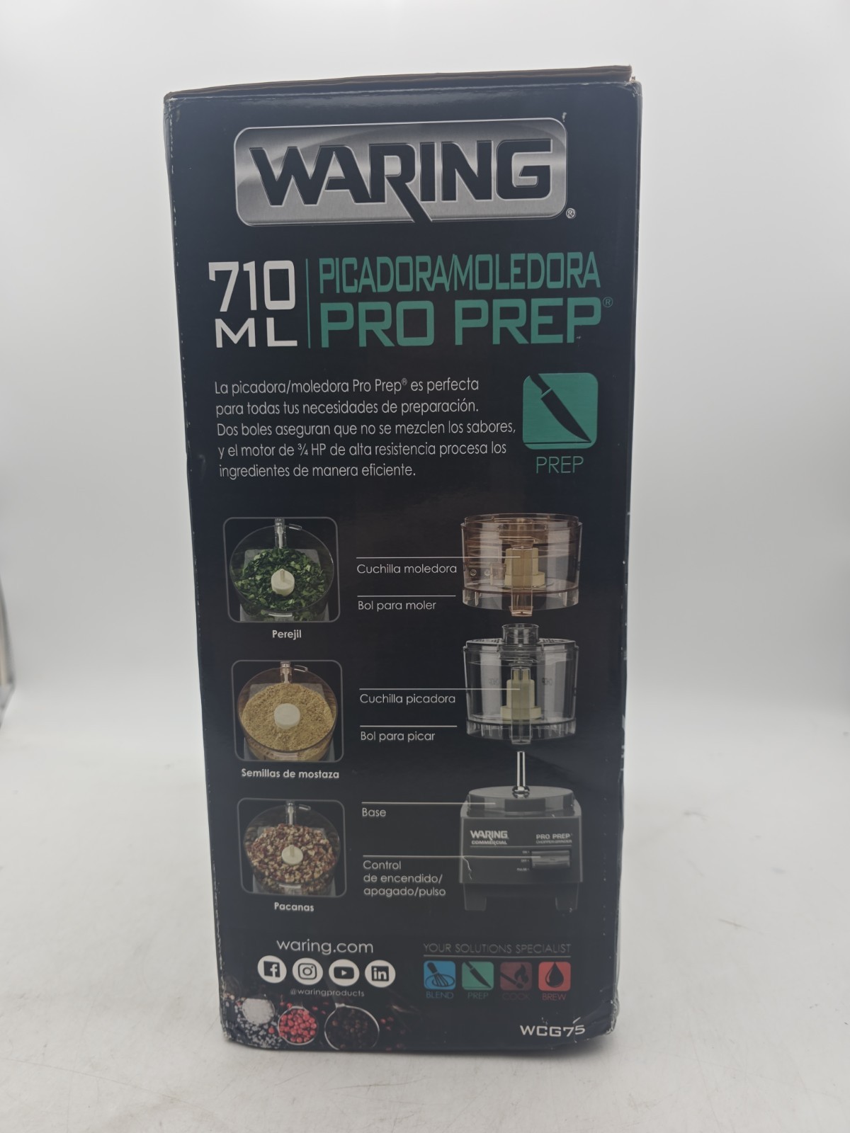 Waring Commercial WCG75 3-Cup Chopper Grinder