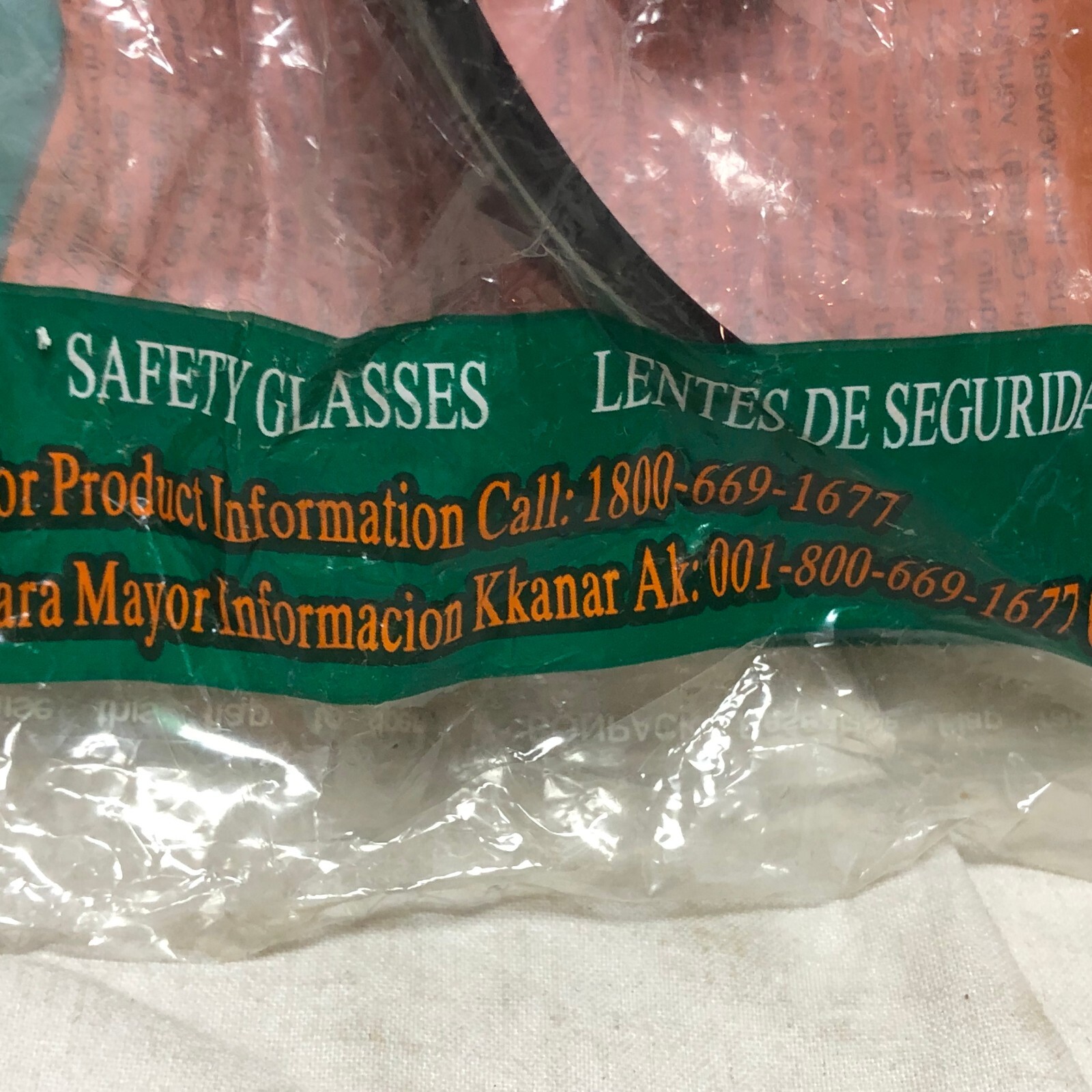 1 pair ORR SAFETY GLASSES XP87 SERIES PROTECTIVE EYEWEAR Dark LENS sealed