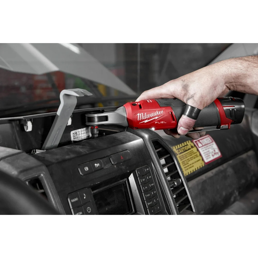 Milwaukee 3497-22HSR M12 FUEL 12V 2-Tool Combo Kit w/ M12 1/4″ Ratchet