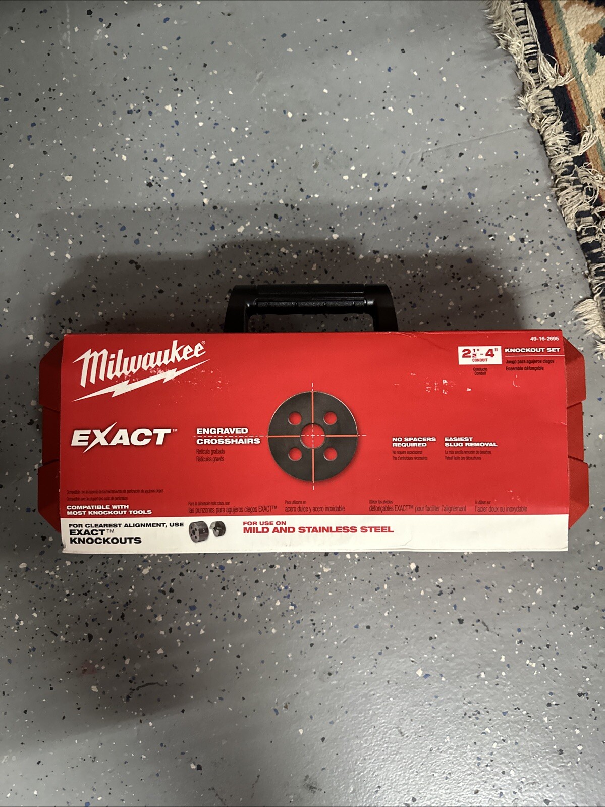 Milwaukee 49-16-2695 2-1/2 inch to 4 inch Knockout Set