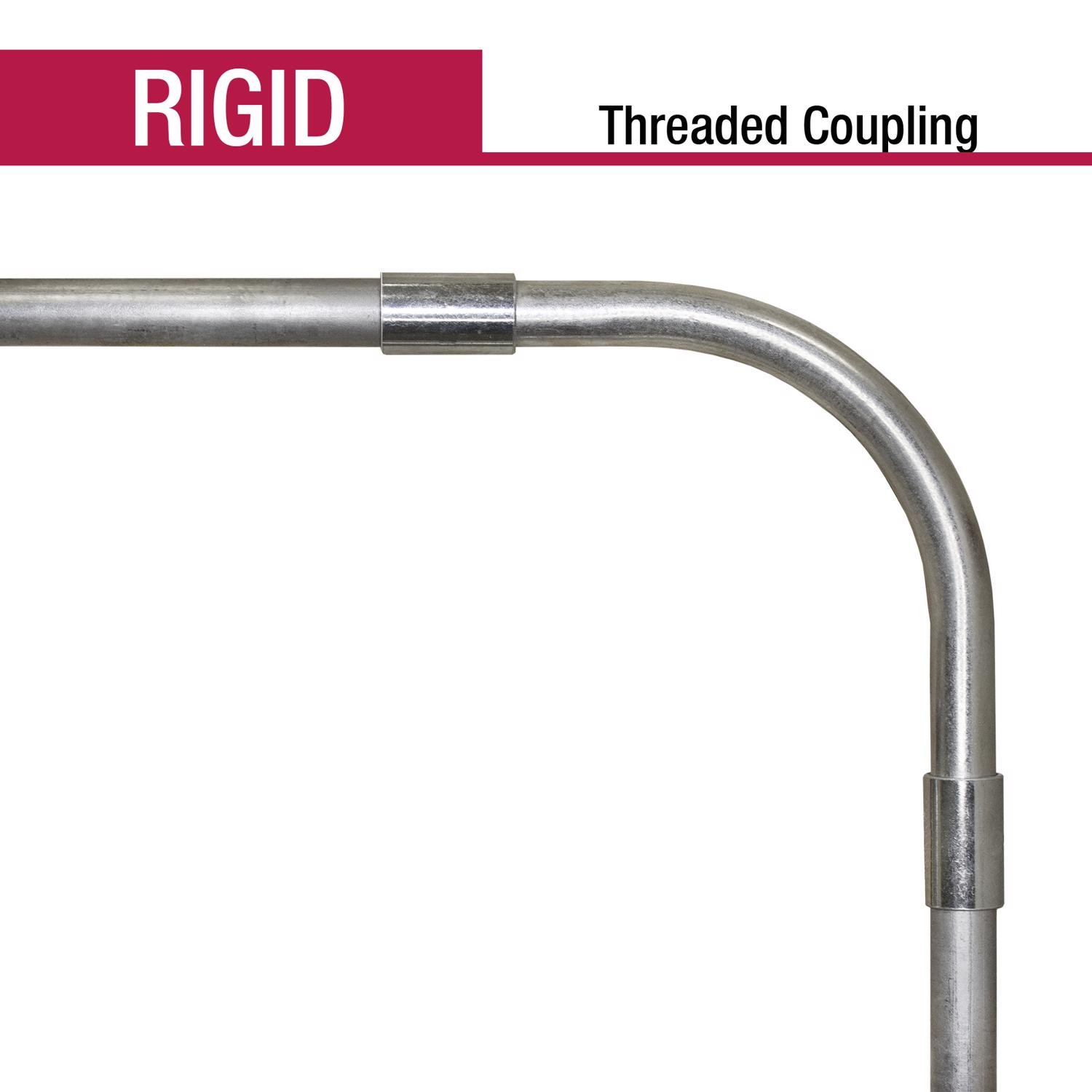 Sigma Electric 02-55082 ProConnex Zinc Plated Steel Conduit Coupling 1 Dia. in.