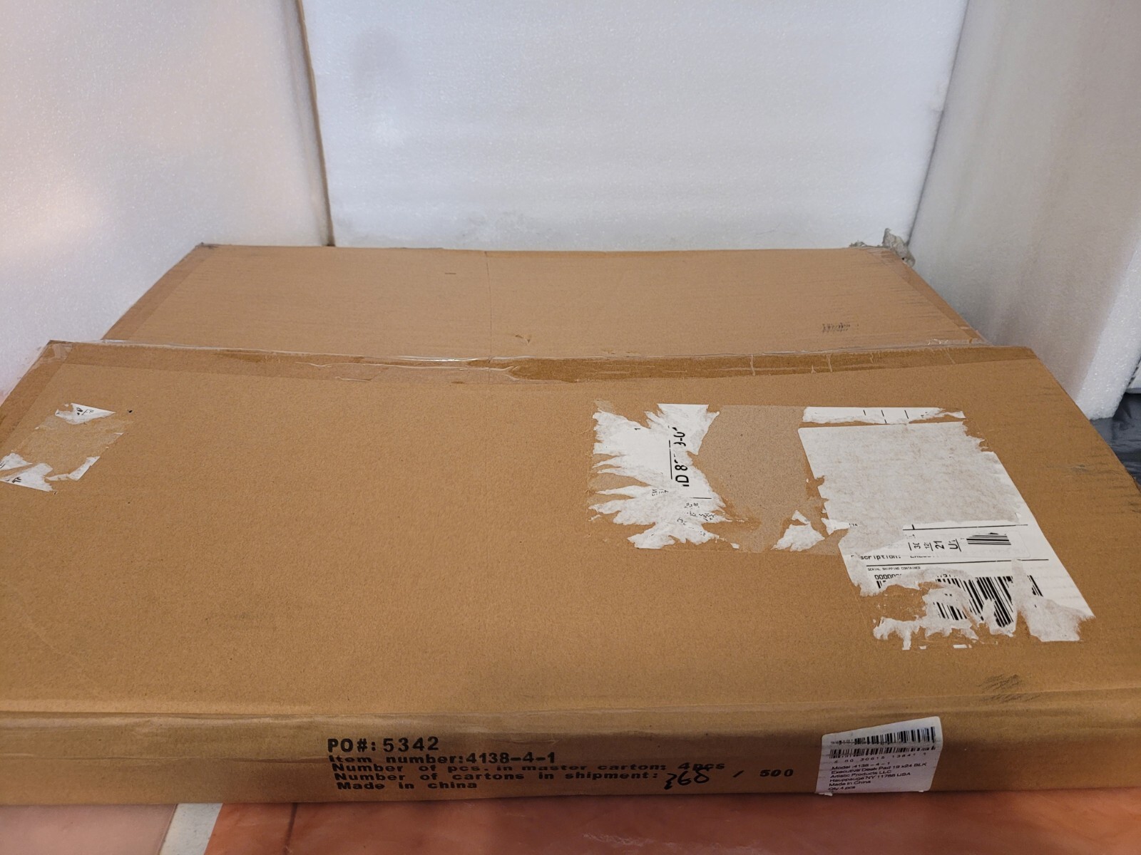 Lot of 4 Office Depot Microban 19 In X 24 In Padded Executive Desk Pad 4138-4-1