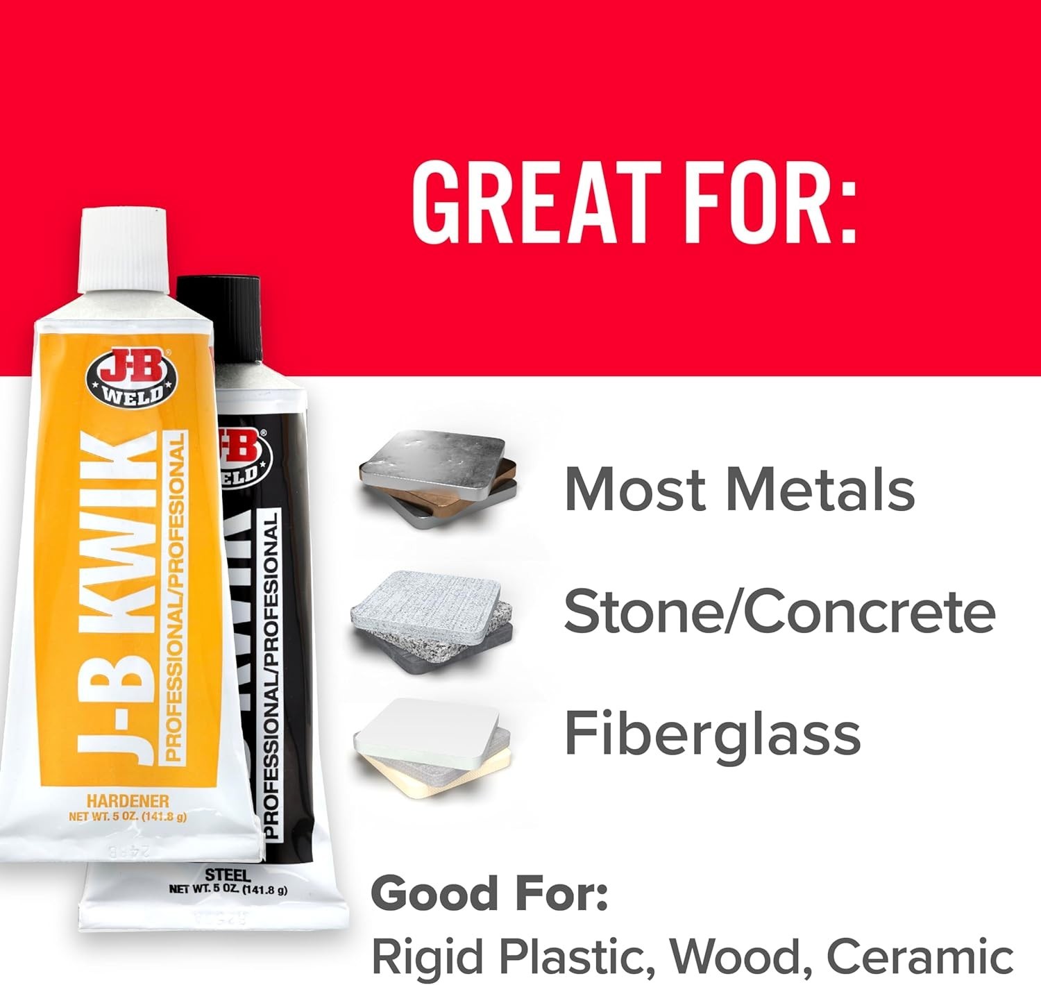 10 oz. KwikWeld Steel Epoxy – Fast Drying, Waterproof Adhesive for All Surfaces