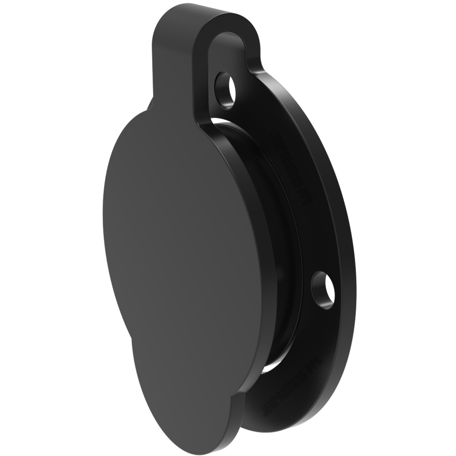 Flanged Power Inlet Rubber Waterproof Flip Cover 1.73″ Cap 2 Pole 110V 15A 5278