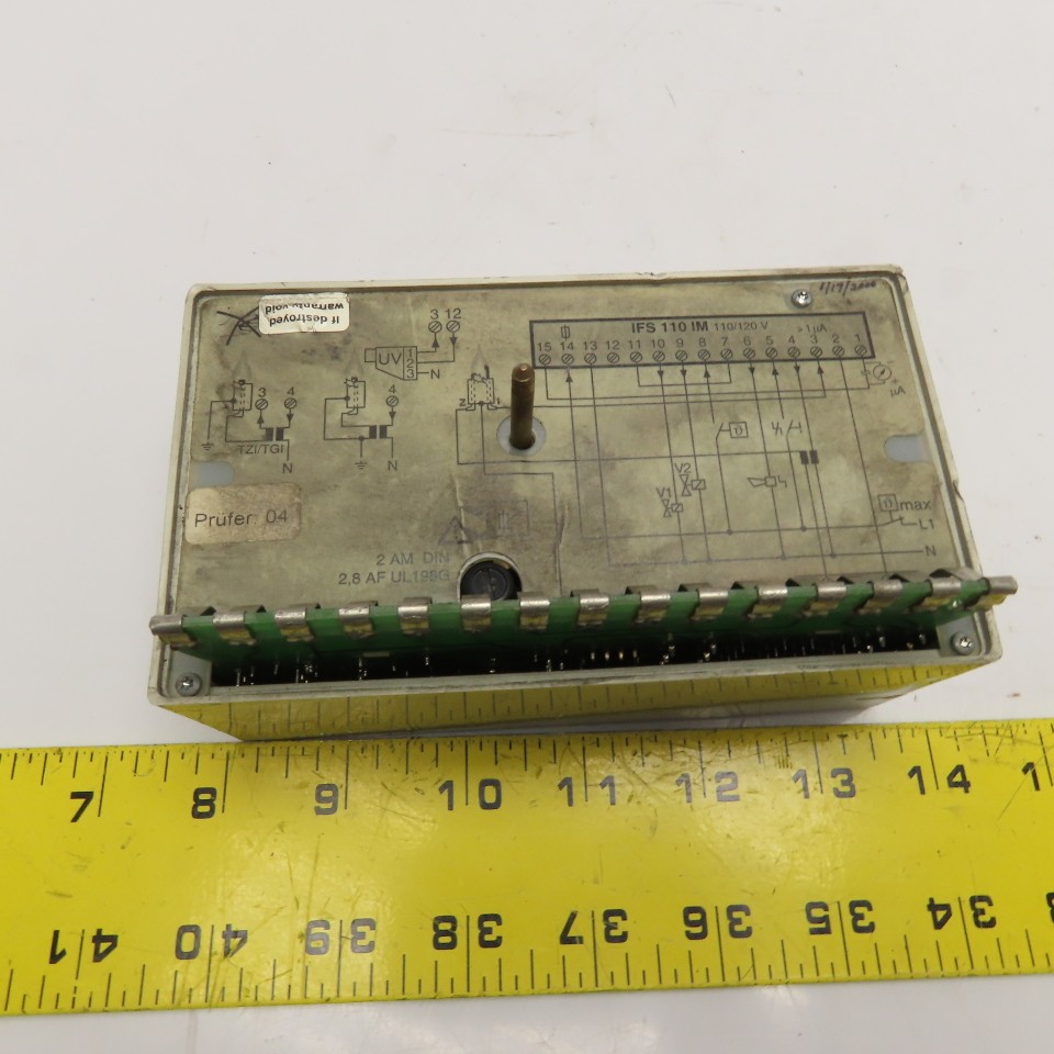 Krom Schroder 84367720 IFS 110 IM-10/2/2N Flame Control Unit 110/120VAC 50/60Hz