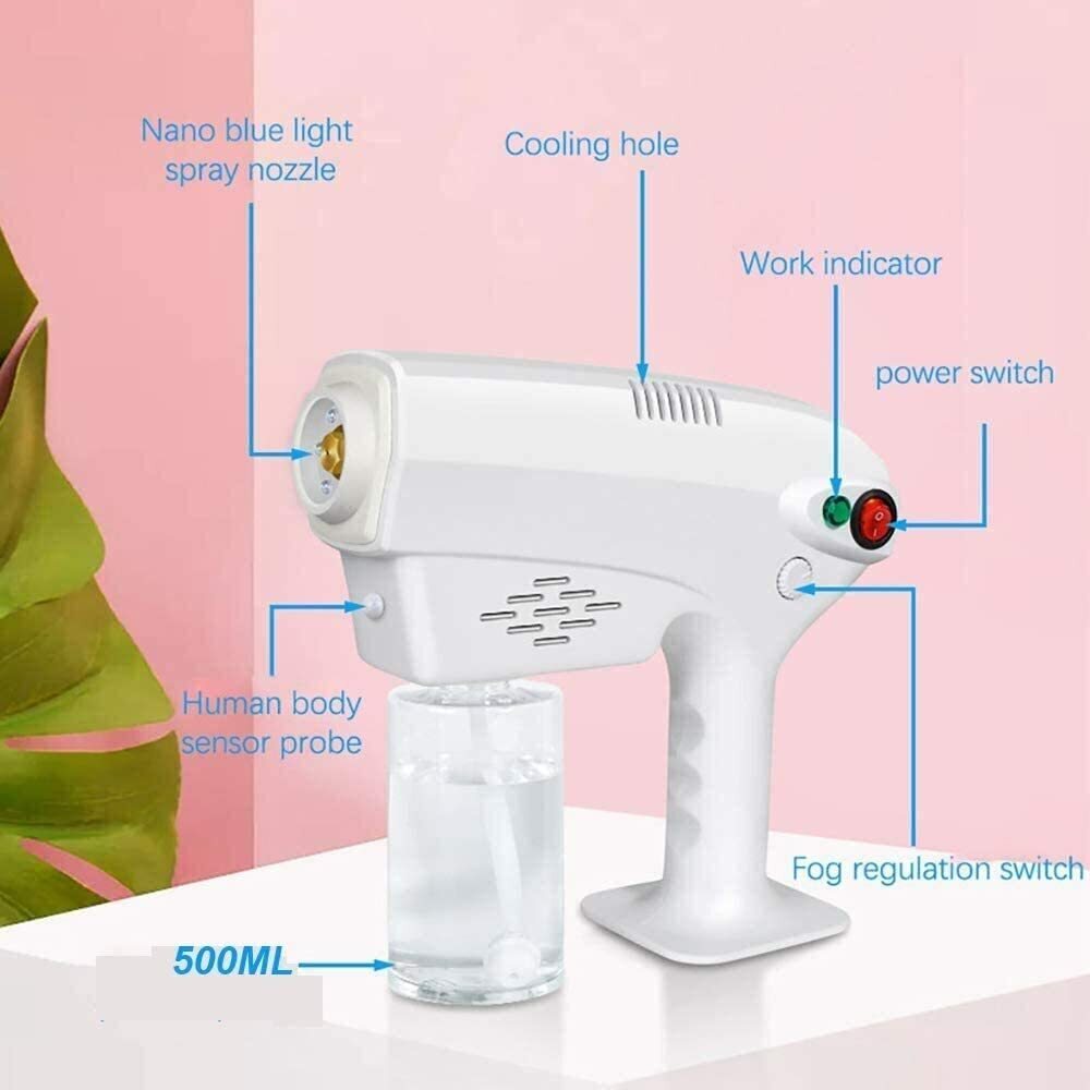 Disinfectant Sprayer, 260 ml Handheld Nano Steam, Fogger Machine