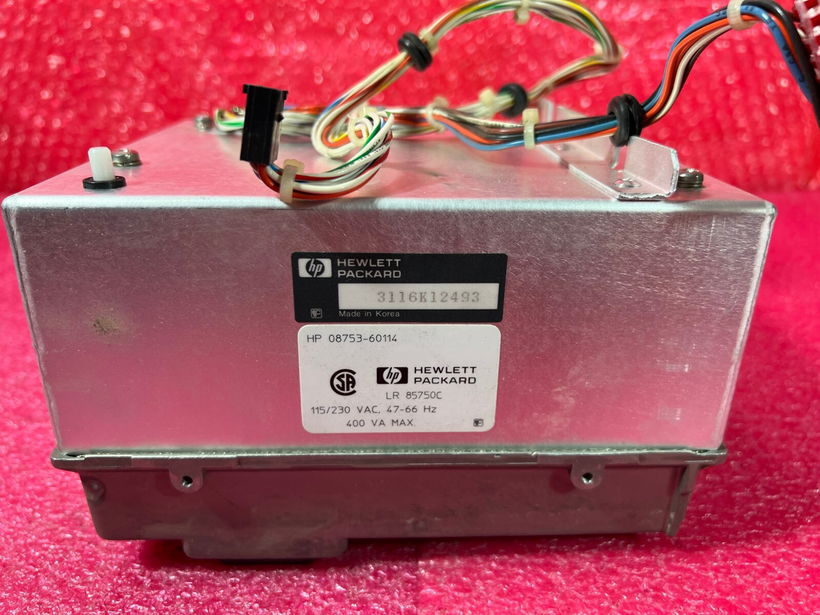 HP Agilent 8751A 5Hz to 500 MHz Network Analyzer 08753-60114 Power Supply