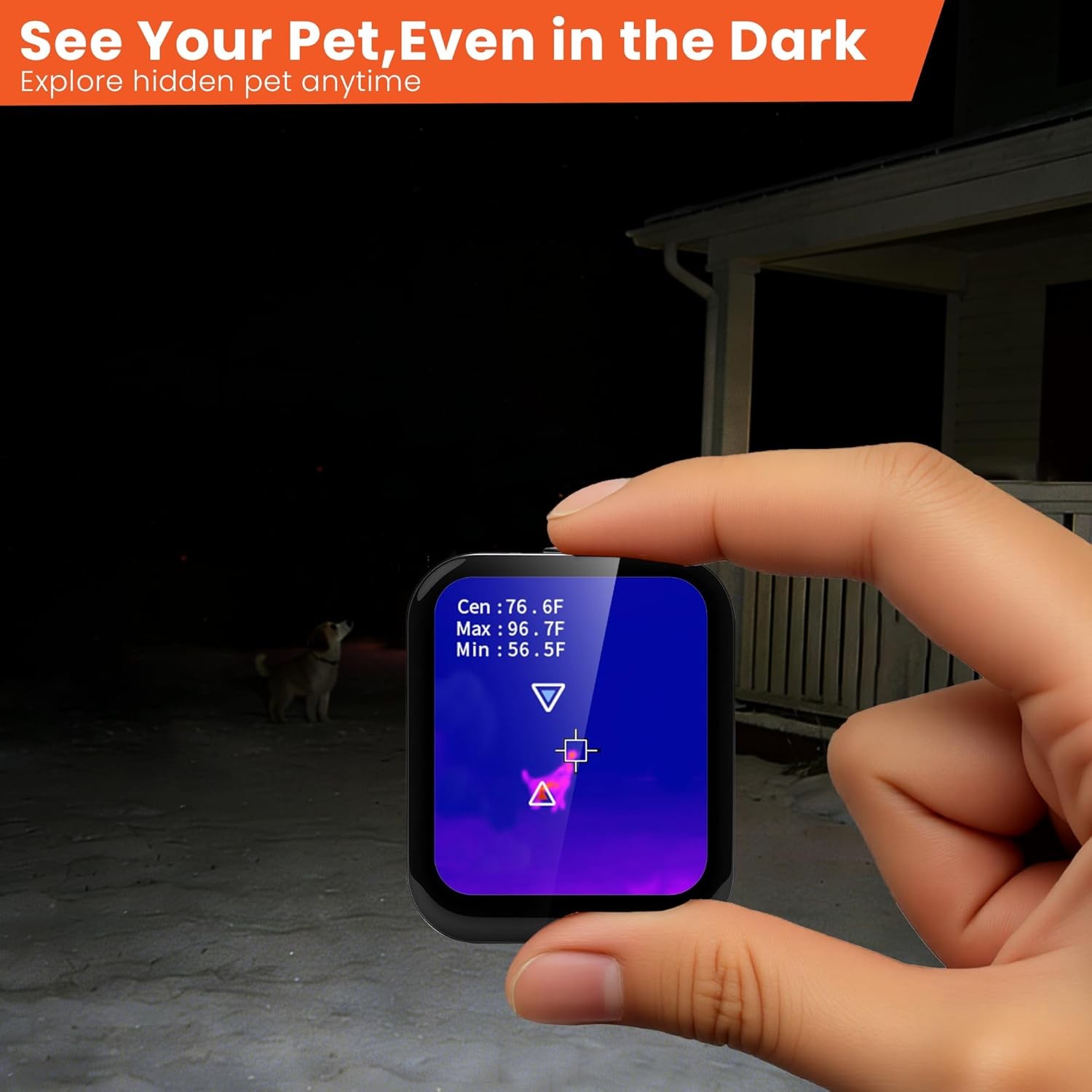 ANXTECH 80*60 Portable Infrared Thermal Imager Mini Thermal Imaging Camera Gift