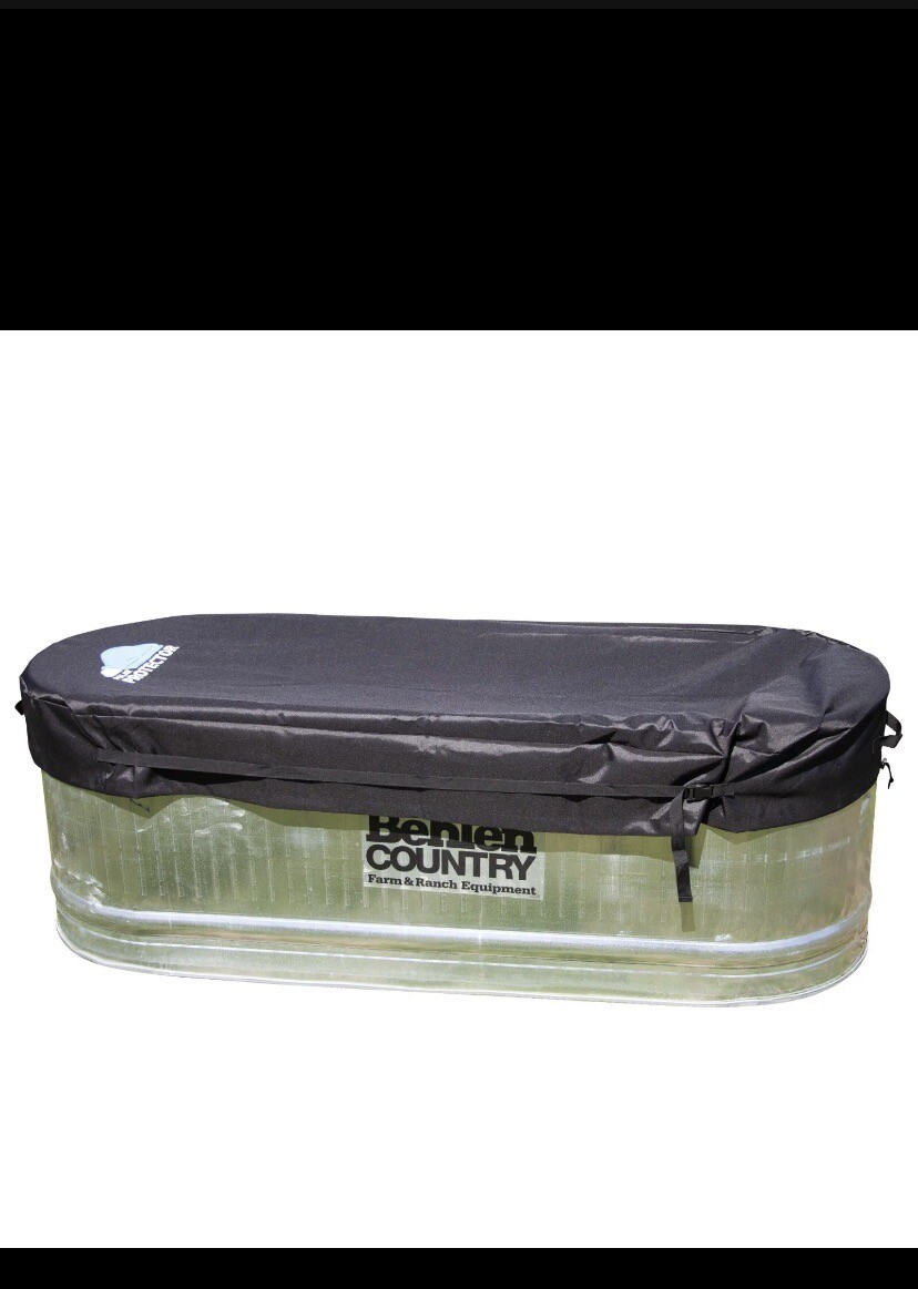 2X2X6 Galvanized Stock Tank Cover Ice Water Therapy Ice Bath Cover Waterproof