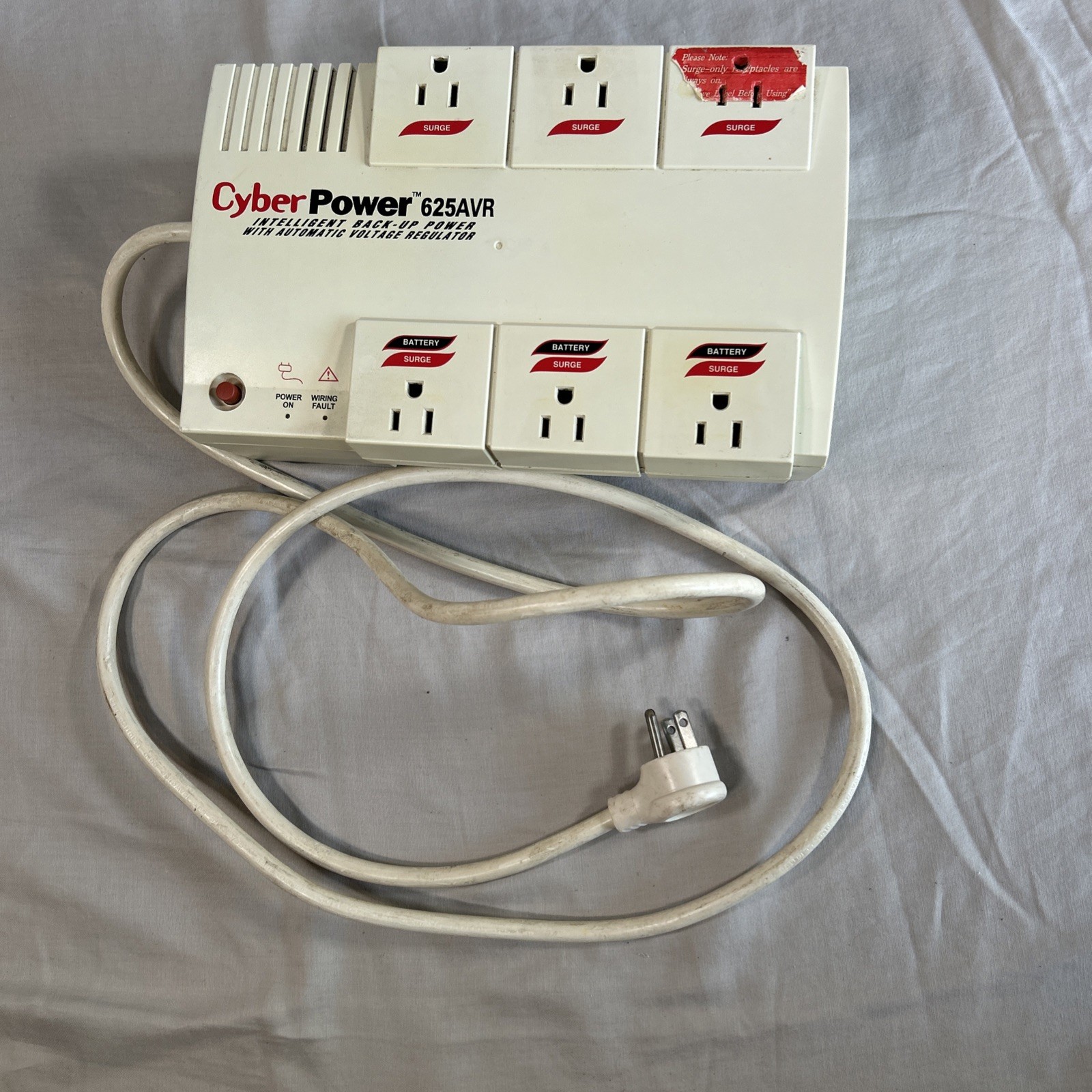 Cyberpower CPS625avr Line Interactive Powerpanel 6-outlet Ups 120v-ac 625avR