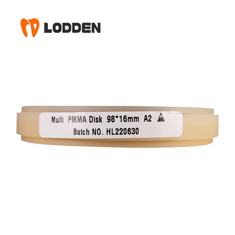 Multilayer Dental PMMA Block Acrylic Resin Disc Temporary Restorations Materials