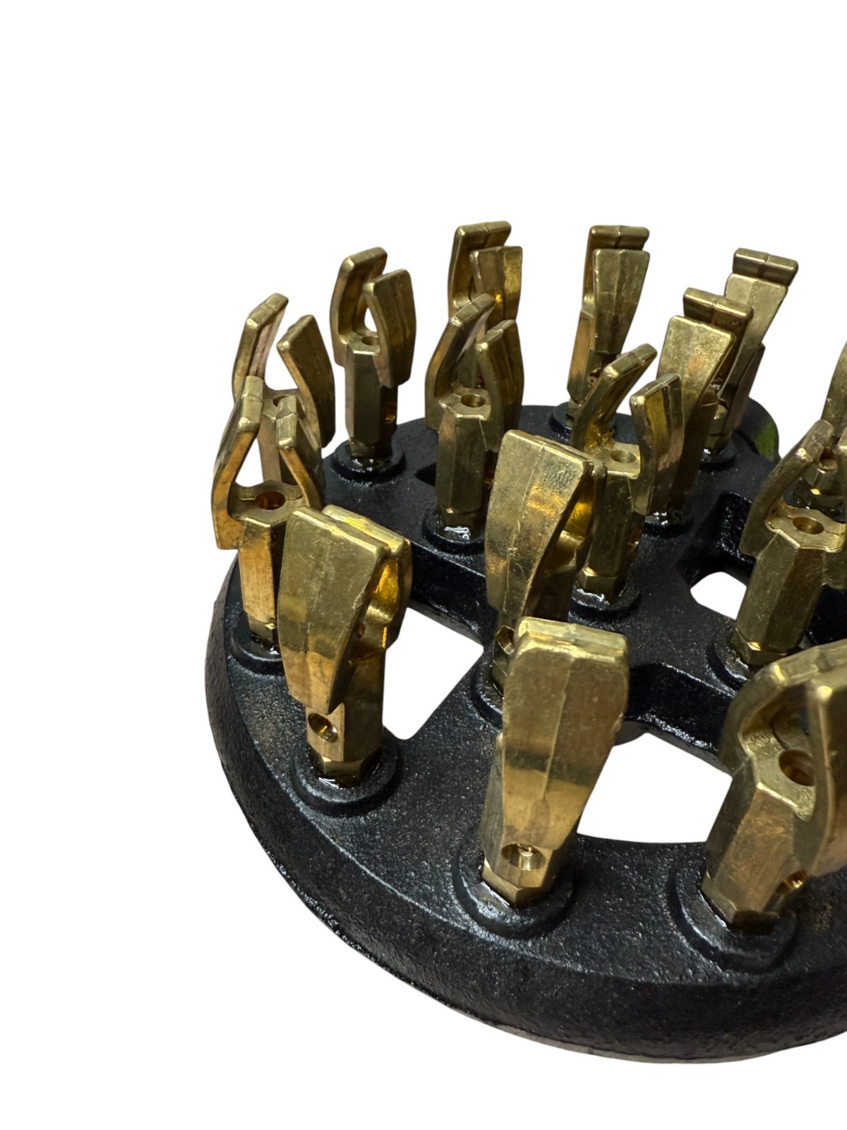 Duck Jet Gas Burner Head – 18 Tip Cast Iron/Brass Commercial Wok Stove