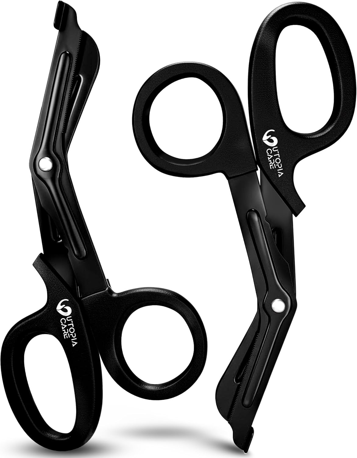 Medical Scissors Pack of 2, Stainless Steel EMT Trauma Shears for Nurses, Bandag