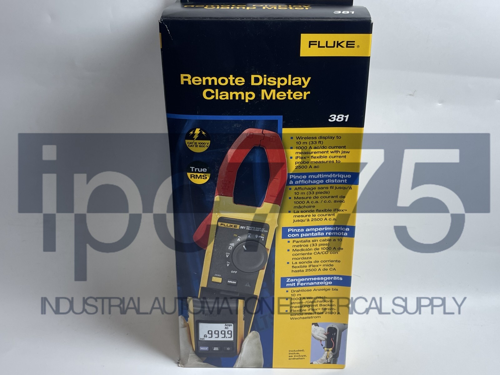 Fluke 381 Remote Display True RMS AC/DC Clamp Meter with iFlex NEW