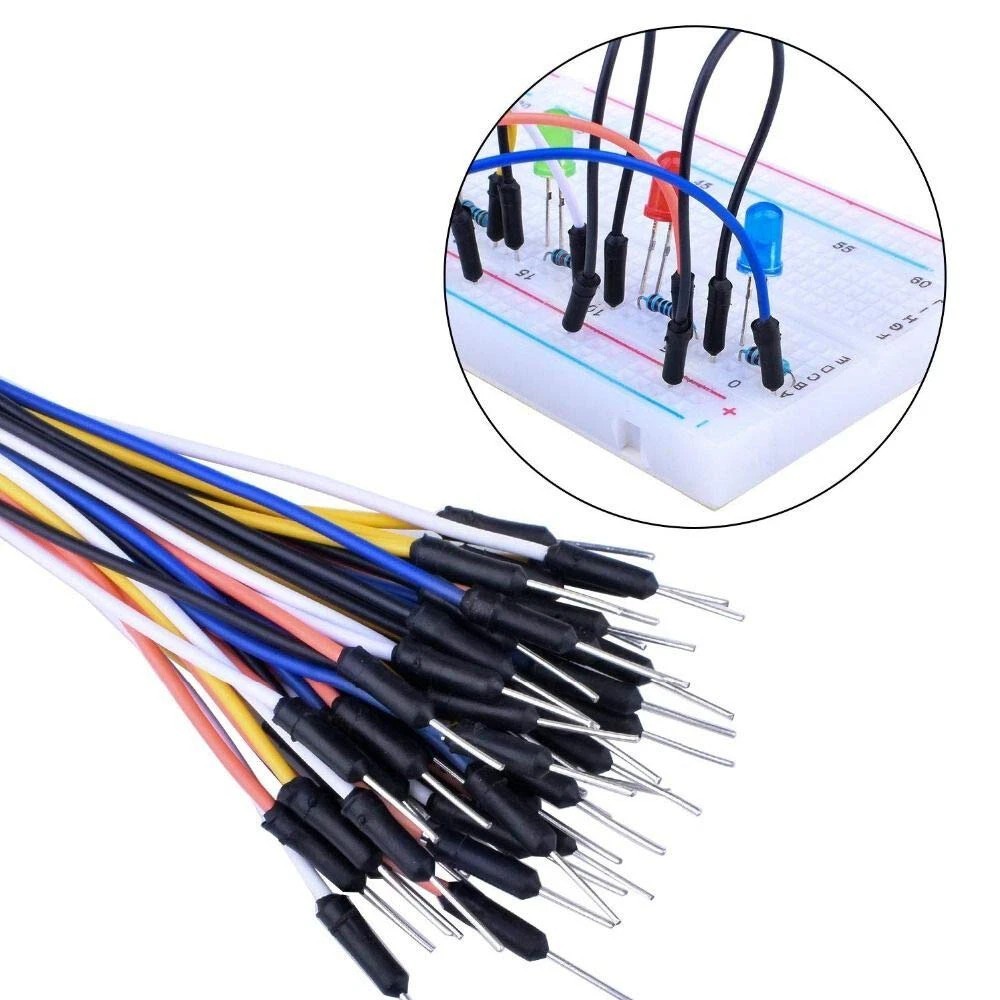830 Tie Point Solderless Breadboard Kit MB-102 Power Supply Module Jumper Cable