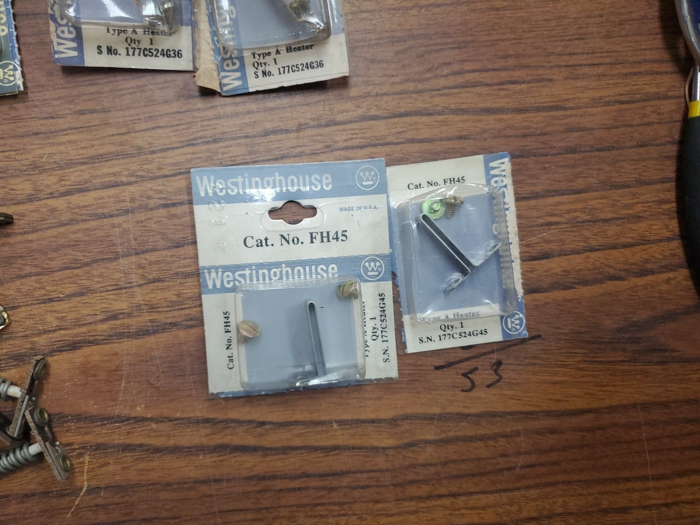 (34-PCS) Westinghouse Heater Elements Mixed Lot (TA61MS)