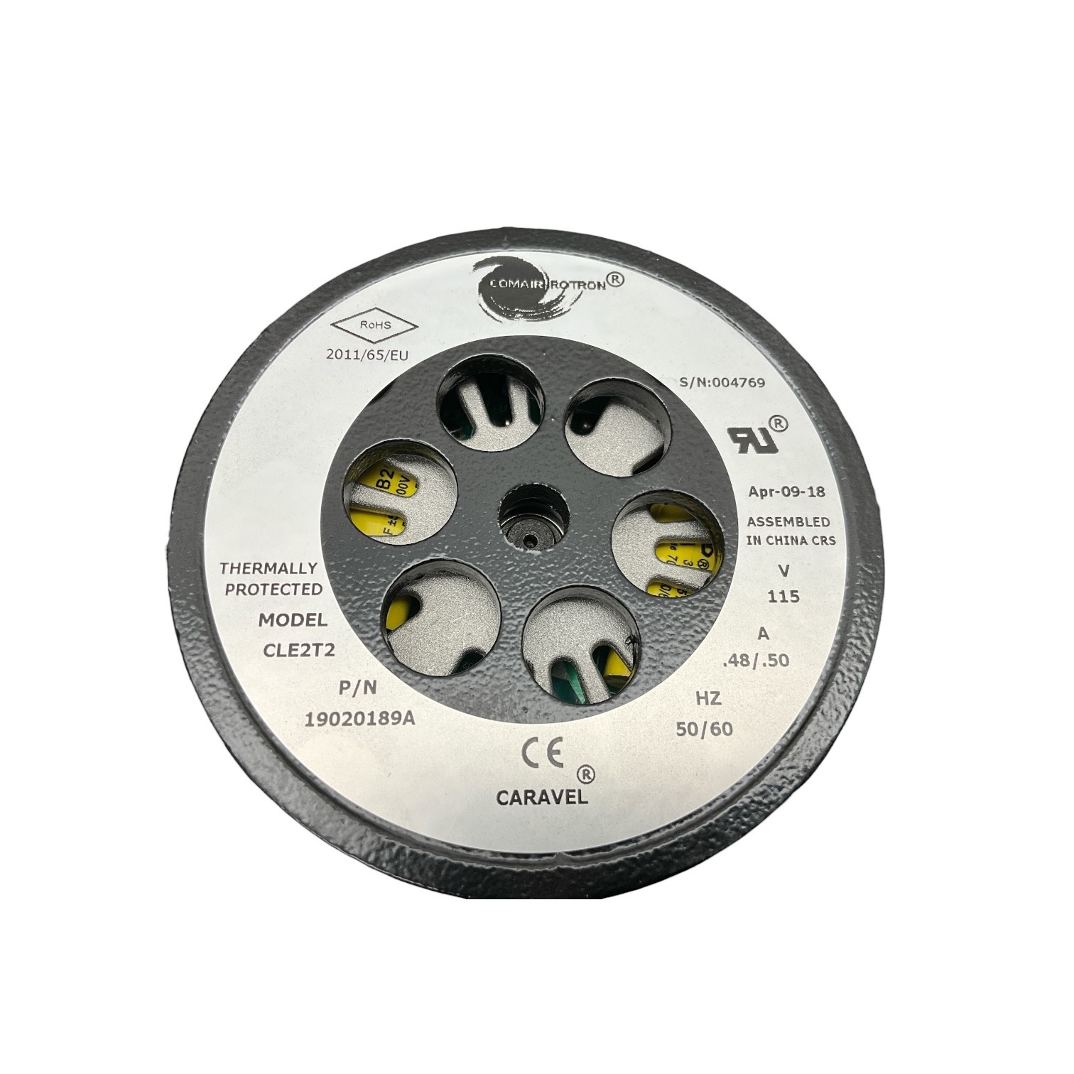Comair Rotron Caravel CLE2T2 19020189A 10in 115VAC 550 CFM Axial Fan
