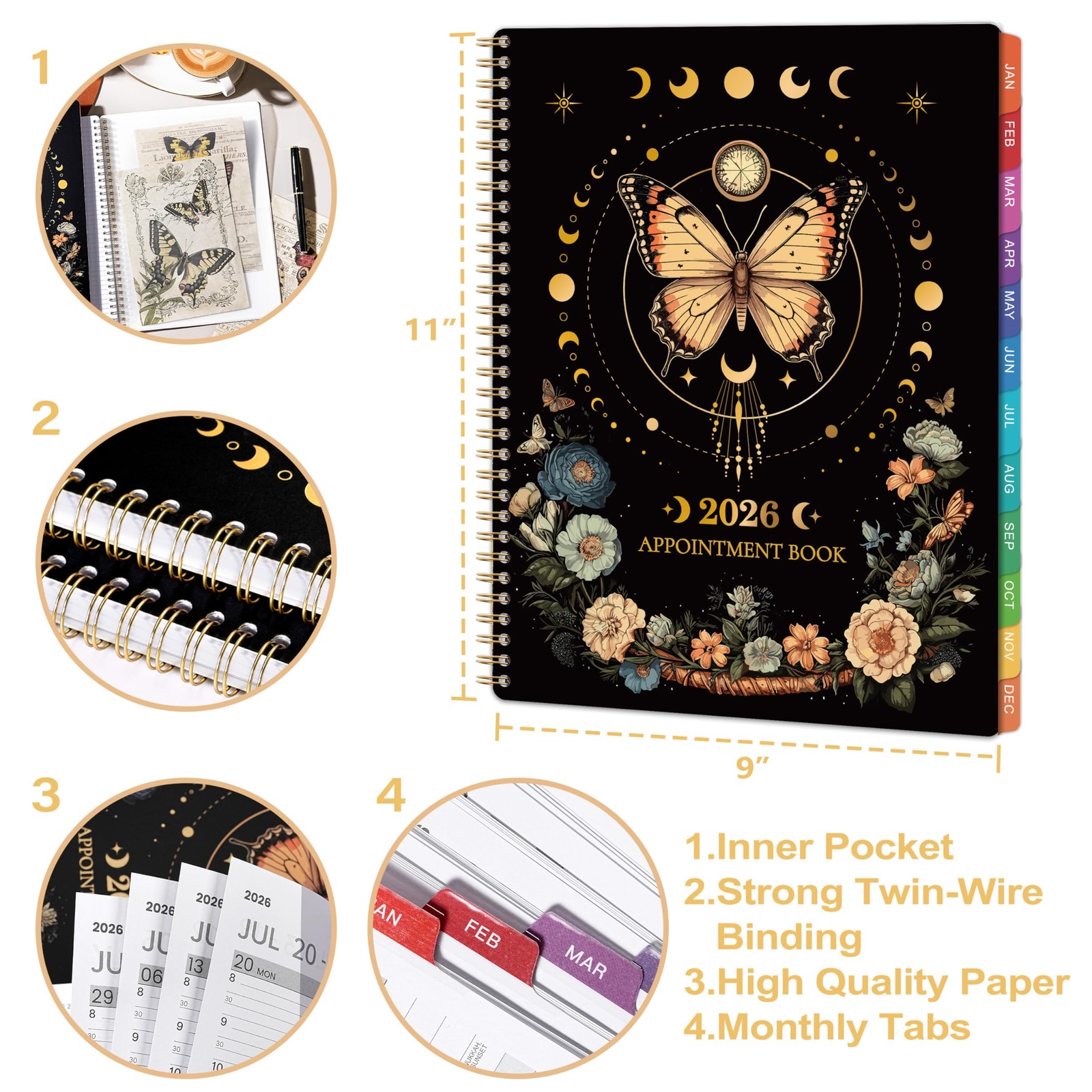 2026 Appointment Book/Planner – Appointment Book 2026, January 2026 – Decembe…