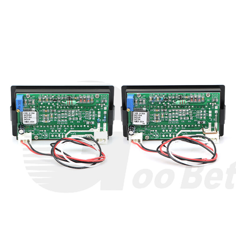 DC Digital Voltmeter Ammeter 3 1/2 Digit LED Display Panel Tester 0-1000V 1000A