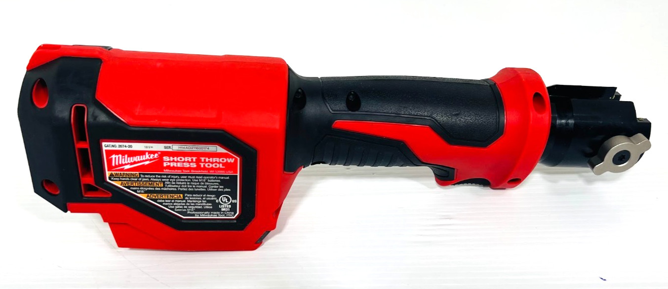 Milwaukee M18 Short Throw Press Tool 2674-20**Bare Tool Only**NO JAWS***