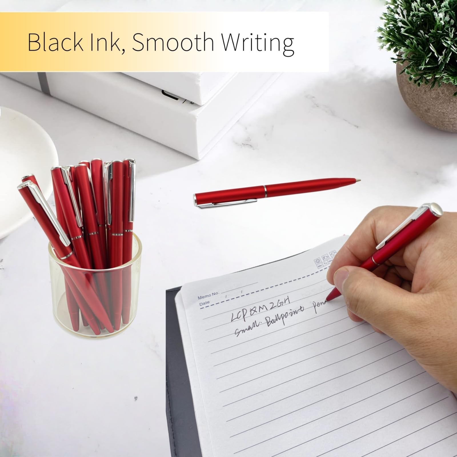 50 Pcs Small Ballpoint Pens, 4 Inch Mini Pens Bulk, for Pocket Notebooks and …