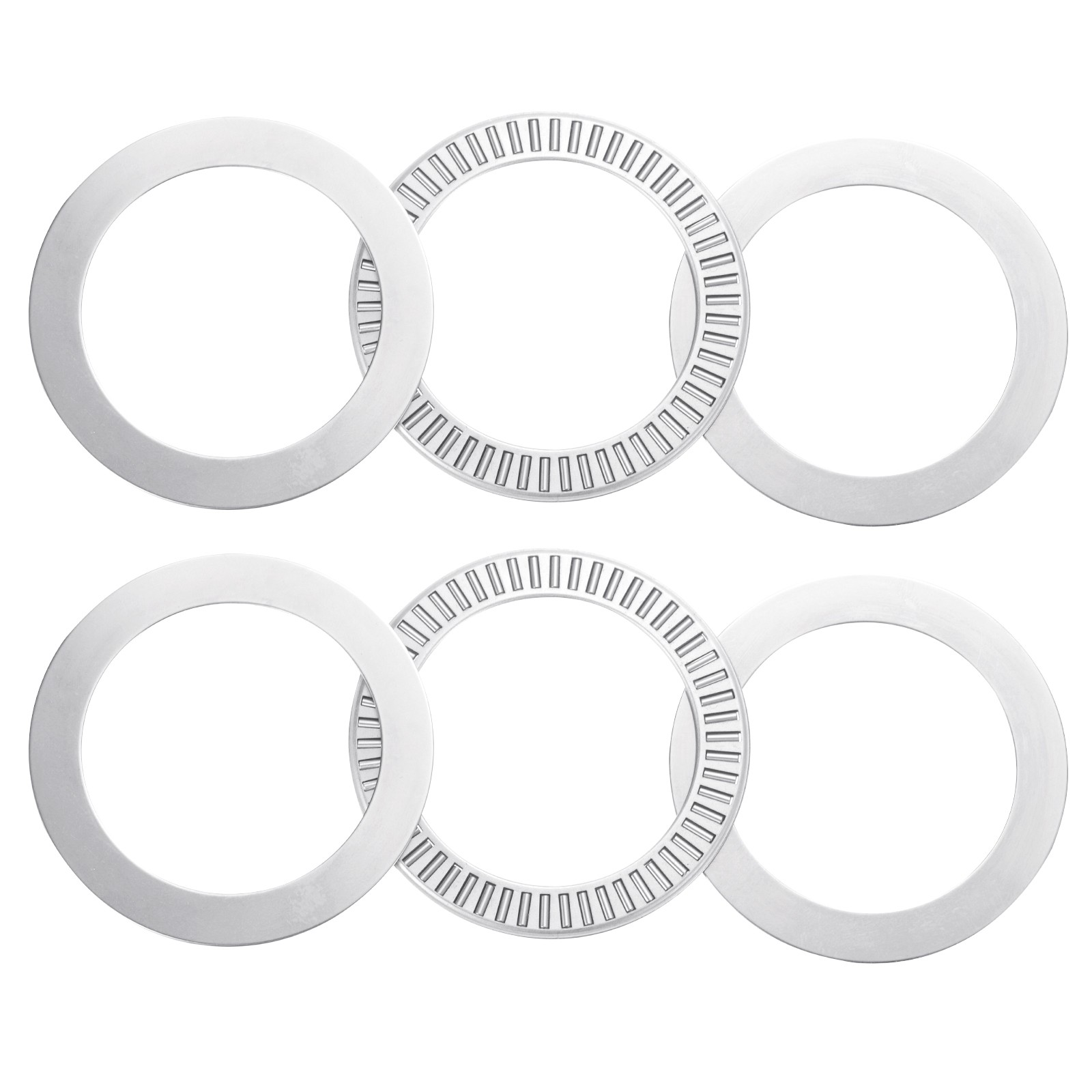 2sets NTA3244 2TRA Thrust Needle Roller Bearing with Washer 2″ ID 2.74″ OD 0.14″