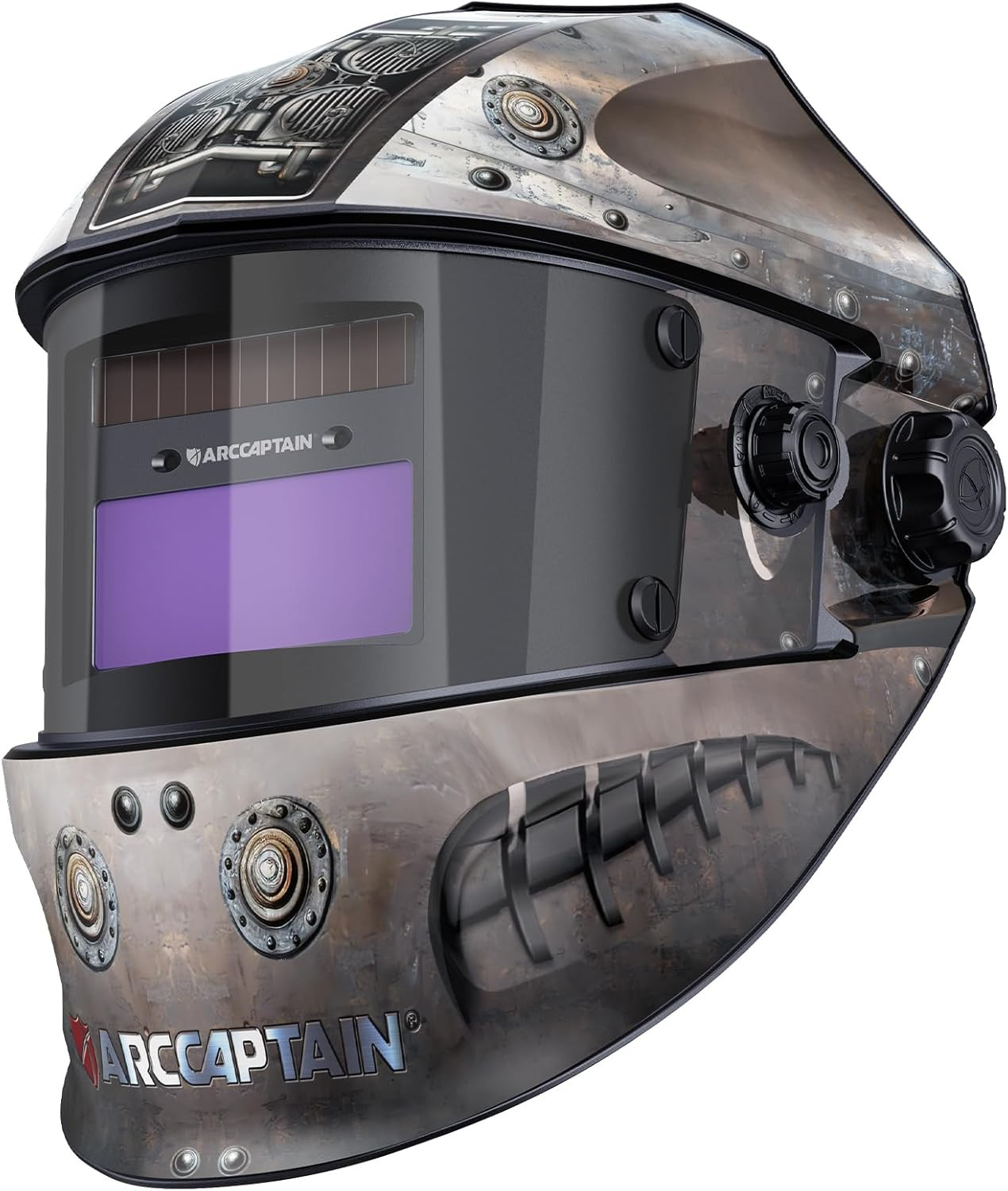 ARCCAPTAIN 200A Aluminum MIG Welder 6 in 1 Multiprocess Welder & Welding Helmet