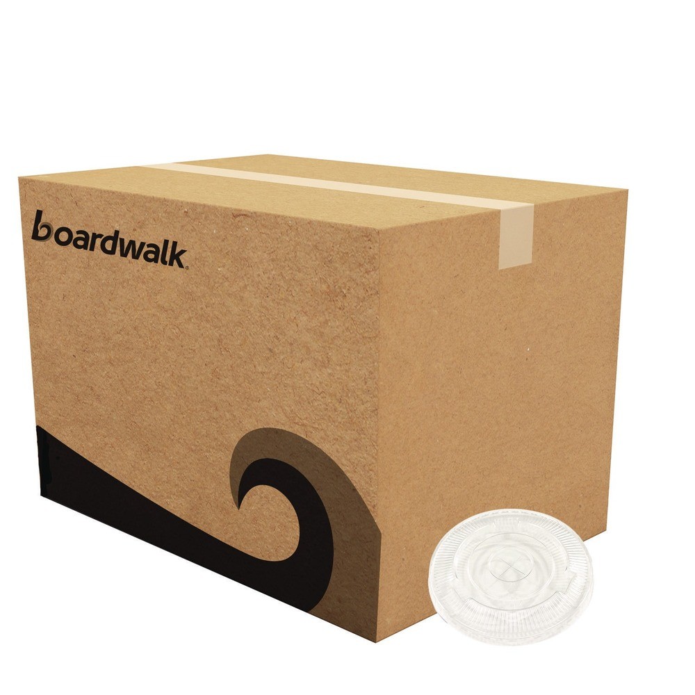 Boardwalk PET912STRAW Straw-Slot Lids For 9 oz Squat & 12 oz Cups (1000/CT) New