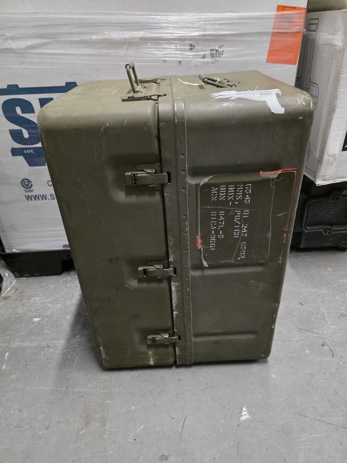 32x20x22 Aluminum Military Medical Chest Watertight Survival Bug Out Storage Box