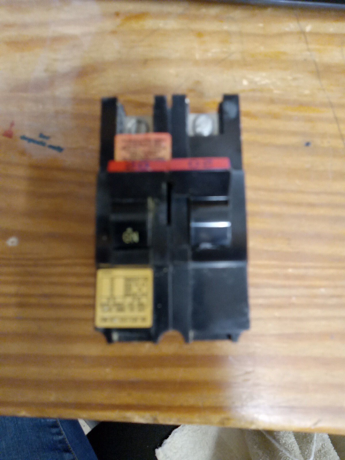 Federal Pacific Stab-Lok NA220 20 Amp 2 Pole Breaker THICK. Used