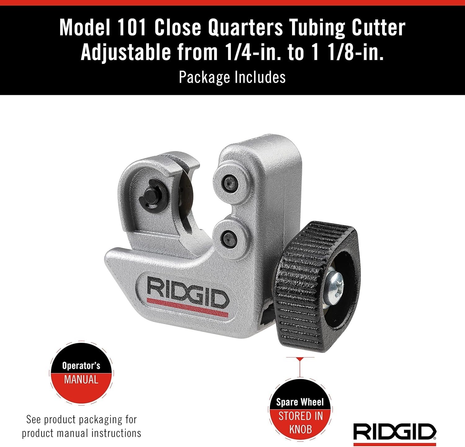 Close Quarters Tubing Cutter – Manual Metal Cutter for Copper and Plastic Use
