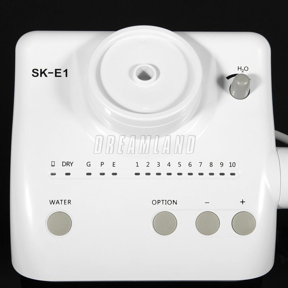 Dental Ultrasonic Piezo Scaler w/ 2 Water Bottles Handpiece for EMS Woodpecker E