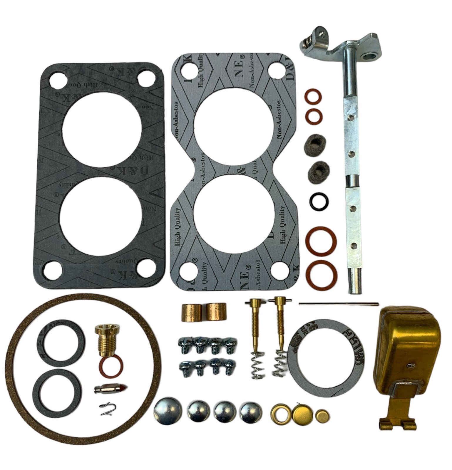 John Deere 60 620 630 70 720 730 Duplex Carburetor Kit W/ Throttle Shaft & Float