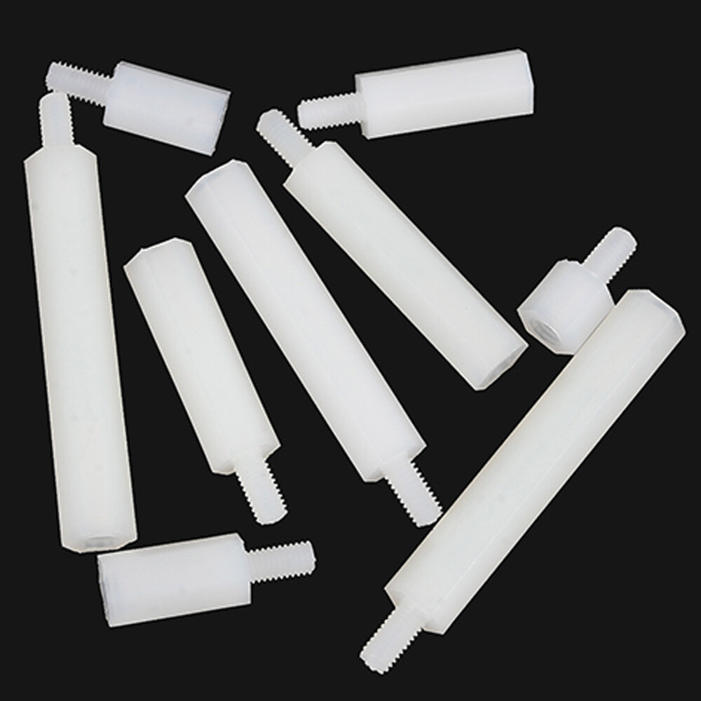 M3 Male-Female Plastic Nylon Hex Column Standoff Support Spacer for PCB Board