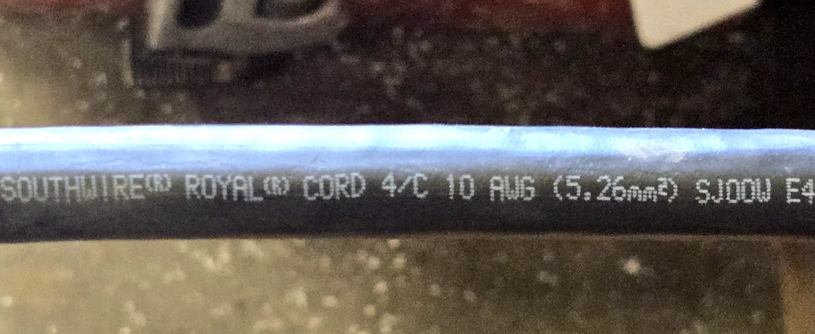 SOUTHWIRE 10AWG 4CONDUCTOR SJOOW WIRE 300VOLTS **PRICED PER FOOT** SEE DETAILS