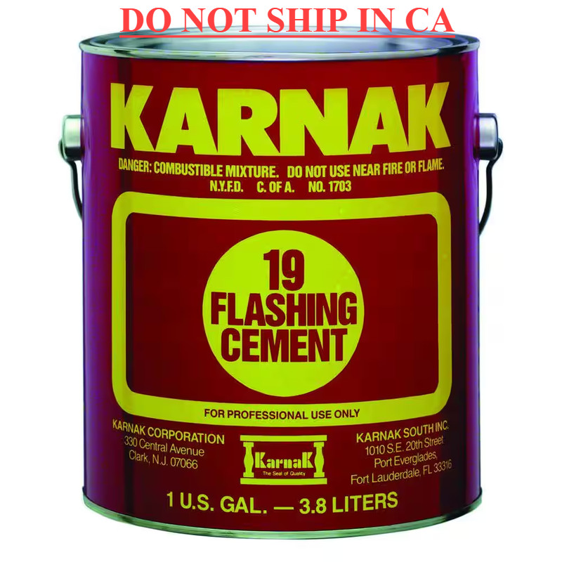 Karnak 19 Flashing Cement – 1 Gallon