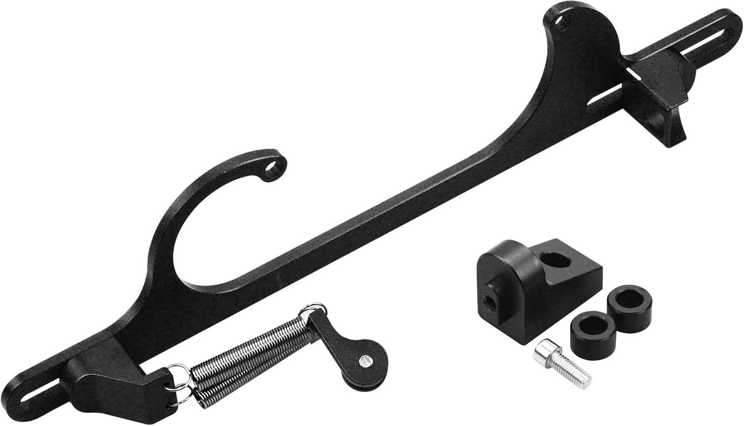 Soporte de carburador de aluminio ajustable negro para coche, aluminio, US NUEVO