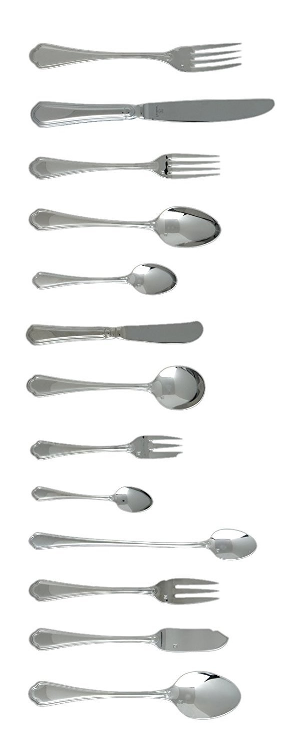 Fortessa Medici 18/10 Stainless Steel Flatware Appetizer/Cake Fork Set Of 12