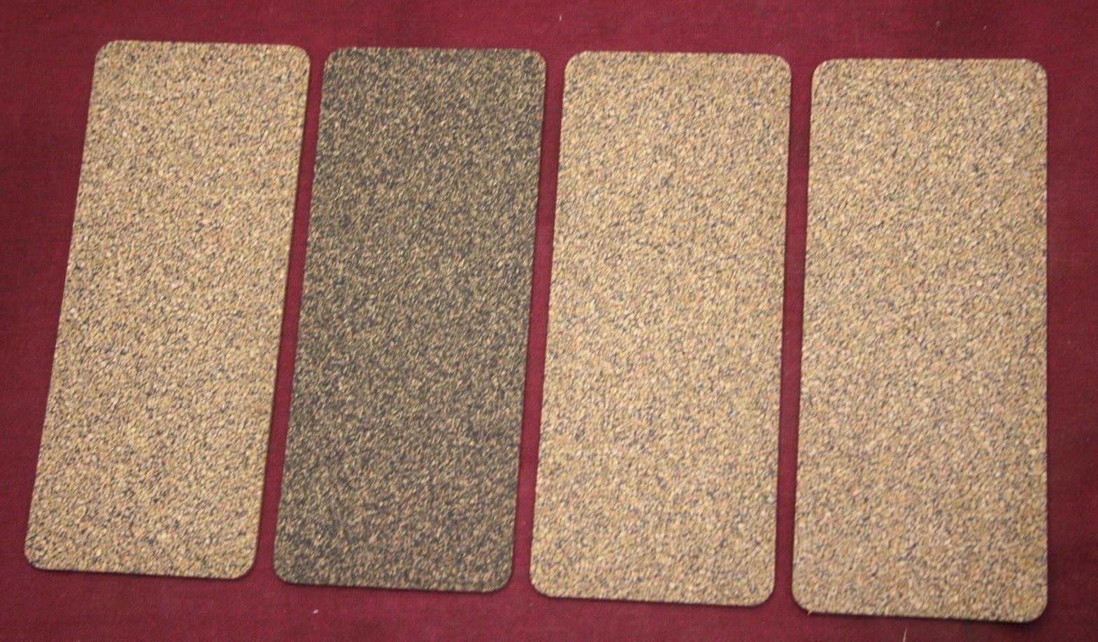 4 pc 7.5 x 3 cork gasket material 3/32”