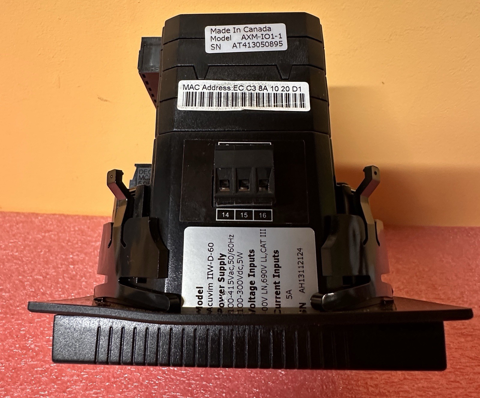 ACCUENERGY Acuvim II Multifunction Power Meter IIW-D-60 Plus AXMIO1-1 & AXM-NET