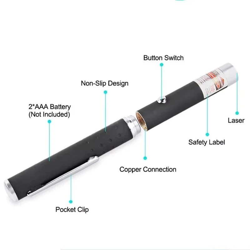 1pcs Laser Pointer Pens Red Green Blue Light Visible Beam Laser Pointer for Cats