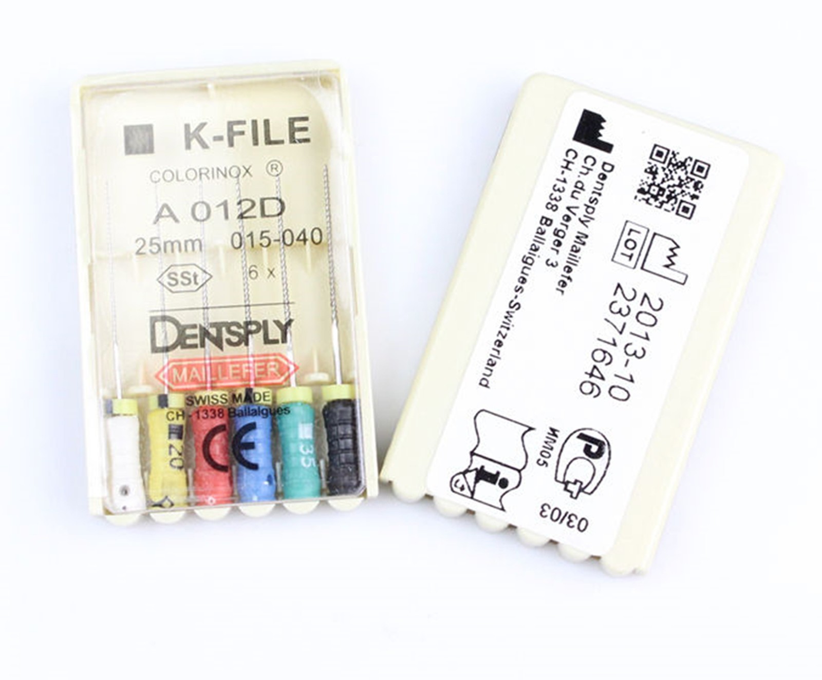 Dentsply Maillefer K-file Endodontic stainless steel 25mm All sizes 30 files/pk